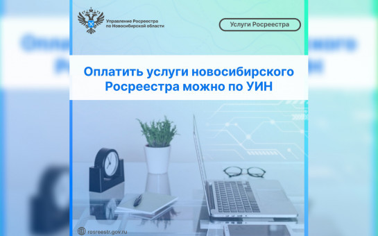 Оплатить услуги новосибирского Росреестра можно по УИН